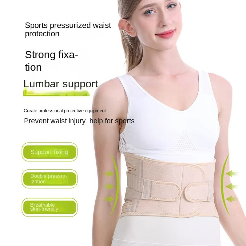 Cross-Border Sports Breathable Waist Support for Men and Women Fitness Basketball Running Protector with Plastic Low Pressure