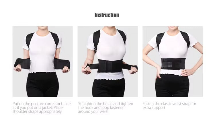 Adjustable Adult Support Waist Trainer Clavicle Belt Nylon Neoprene Fixed Cross-Border Source Manufacturers