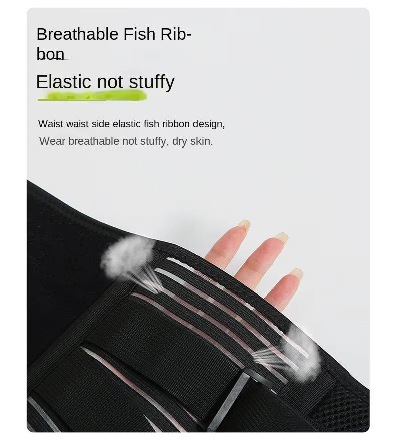Cross-Border Sports Breathable Waist Support for Men and Women Fitness Basketball Running Protector with Plastic Low Pressure